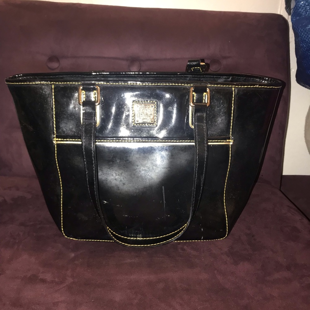 Dooney and bourke patent leather bag